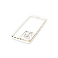 Newface Realme C35 Kılıf Liva Lens Silikon - Beyaz