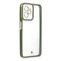 Newface Realme C35 Kılıf Liva Lens Silikon - Yeşil