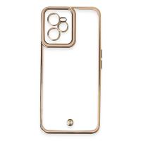 Newface Realme C35 Kılıf Liva Lens Silikon - Pudra