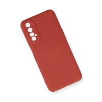 Newface Realme 7 Kılıf Nano içi Kadife Silikon - Kiremit