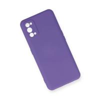 Newface Realme 7 Pro Kılıf Nano içi Kadife Silikon - Mor