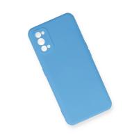 Newface Realme 7 Pro Kılıf Nano içi Kadife Silikon - Mavi