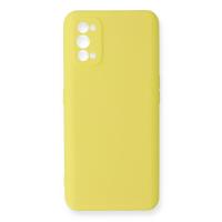 Newface Realme 7 Pro Kılıf Nano içi Kadife Silikon - Sarı
