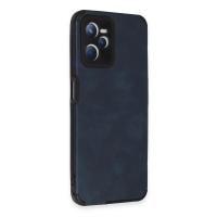 Newface Realme C35 Kılıf Loop Deri Silikon - Lacivert