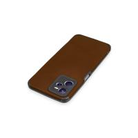 Newface Realme C35 Kılıf Loop Deri Silikon - Kahverengi