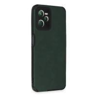 Newface Realme C35 Kılıf Loop Deri Silikon - Yeşil