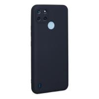 Newface Realme C25Y Kılıf Nano içi Kadife Silikon - Lacivert