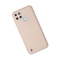 Newface Realme C25Y Kılıf Nano içi Kadife Silikon - Pudra
