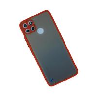 Newface Realme C21Y Kılıf Montreal Silikon Kapak - Kırmızı