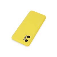 Newface Realme 9i 4G Kılıf Nano içi Kadife Silikon - Sarı