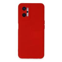 Newface Realme 9i 4G Kılıf Nano içi Kadife Silikon - Kırmızı