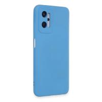 Newface Realme 9i 4G Kılıf Nano içi Kadife Silikon - Mavi