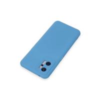 Newface Realme 9i 4G Kılıf Nano içi Kadife Silikon - Mavi