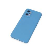 Newface Realme 9i 4G Kılıf Nano içi Kadife Silikon - Mavi