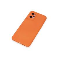 Newface Realme 9i 4G Kılıf Nano içi Kadife Silikon - Turuncu