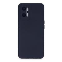 Newface Realme 9i 4G Kılıf Nano içi Kadife Silikon - Lacivert