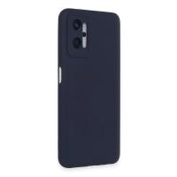 Newface Realme 9i 4G Kılıf Nano içi Kadife Silikon - Lacivert