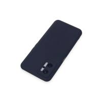 Newface Realme 9i 4G Kılıf Nano içi Kadife Silikon - Lacivert