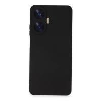 Newface Realme C55 Kılıf Nano içi Kadife Silikon - Siyah