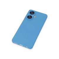 Newface Realme C55 Kılıf Nano içi Kadife Silikon - Mavi