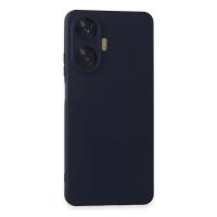 Newface Realme C55 Kılıf Nano içi Kadife Silikon - Lacivert