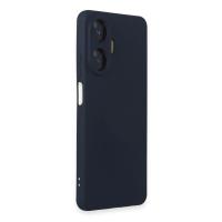 Newface Realme C55 Kılıf Nano içi Kadife Silikon - Lacivert