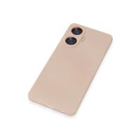 Newface Realme C55 Kılıf Nano içi Kadife Silikon - Pudra