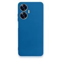 Newface Realme C55 Kılıf First Silikon - Mavi