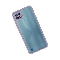 Newface Realme C21 Kılıf Montreal Silikon Kapak - Mor