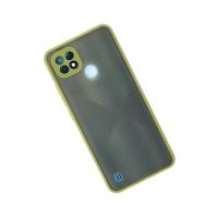 Newface Realme C21 Kılıf Montreal Silikon Kapak - Açık Yeşil