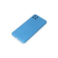 Newface Realme C11 Kılıf Nano içi Kadife Silikon - Mavi