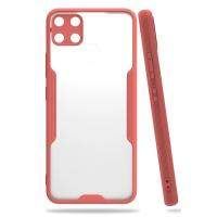 Newface Realme C15 Kılıf Platin Silikon - Pembe