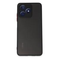 Newface Realme C53 Kılıf Montreal Silikon Kapak - Siyah