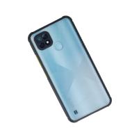 Newface Realme C21 Kılıf Miami Şeffaf Silikon - Lacivert