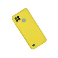 Newface Realme C21 Kılıf Nano içi Kadife Silikon - Sarı