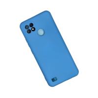 Newface Realme C21 Kılıf Nano içi Kadife Silikon - Mavi