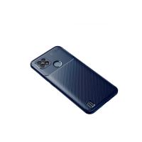 Newface Realme C25 Kılıf Auto Focus Karbon Kapak - Lacivert