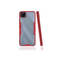 Newface Realme C25 Kılıf Platin Silikon - Kırmızı