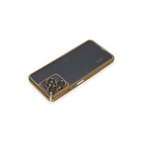 Newface Realme C53 Kılıf Razer Lensli Silikon - Gold