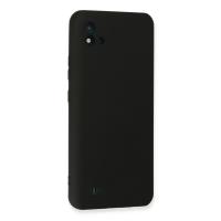 Newface Realme C11 2021 Kılıf Nano içi Kadife Silikon - Siyah