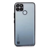 Newface Realme C25Y Kılıf Razer Lensli Silikon - Siyah