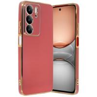 Newface Realme C75 4G Kılıf Volet Silikon - Kırmızı