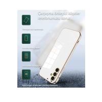 Newface Samsung Galaxy A15 4G Kılıf Volet Silikon - Açık Yeşil