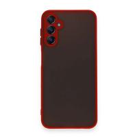 Newface Samsung Galaxy A25 5G Kılıf Montreal Silikon Kapak - Kırmızı