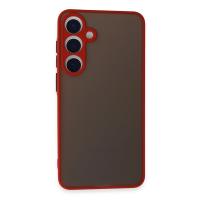 Newface Samsung Galaxy S24 Kılıf Montreal Silikon Kapak - Kırmızı