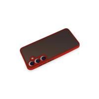 Newface Samsung Galaxy S24 Kılıf Montreal Silikon Kapak - Kırmızı