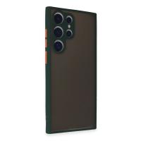 Newface Samsung Galaxy S24 Ultra Kılıf Montreal Silikon Kapak - Yeşil