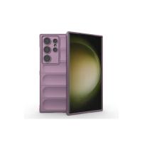 Newface Samsung Galaxy S24 Ultra Kılıf Optimum Silikon - Mor