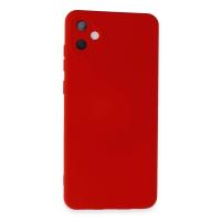 Newface Samsung Galaxy A05 Kılıf Nano içi Kadife Silikon - Kırmızı