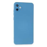 Newface Samsung Galaxy A05 Kılıf Nano içi Kadife Silikon - Mavi